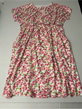 Pink Daisy Floral Dress Women’s XL